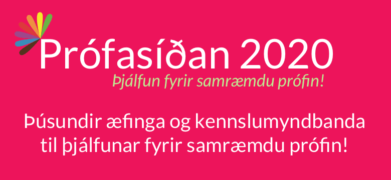 Prófasíðan
