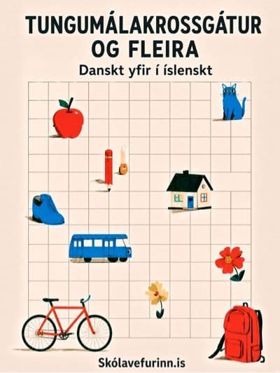 Kápa: Tungumálakrossgátur og fleira — Danskt yfir í íslenskt