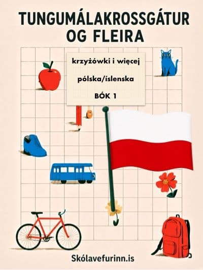 Kápa: krzyżówki i więcej, pólska/íslenska, bók 2