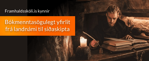 Bókmenntasögulegt yfirlit frá landnámi til siðaskipta