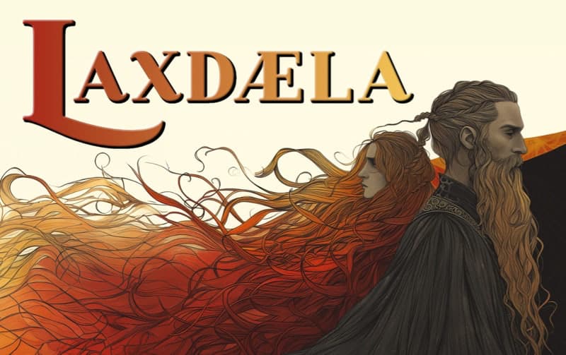 Laxdæla í léttlestrarbúningi